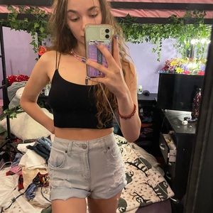 Ripped Jean shorts